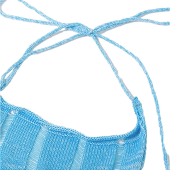 Vaca Mesh Halter Dress - Picture 9 of 12